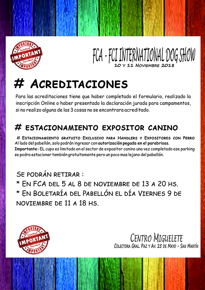 EXPO NOV Entrega de acreditaciones