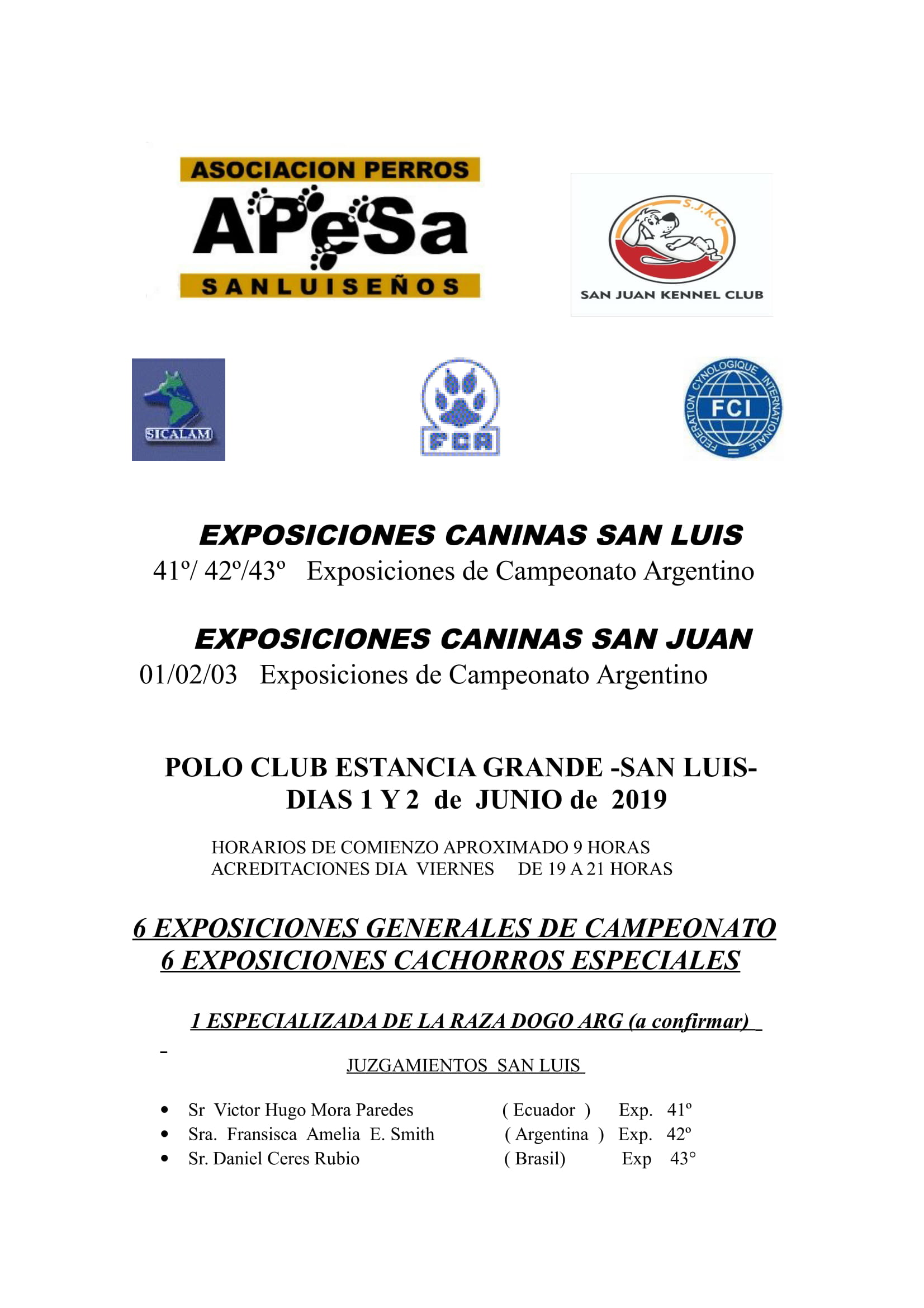 Invitacion expo nacional 2019 con san juan 1